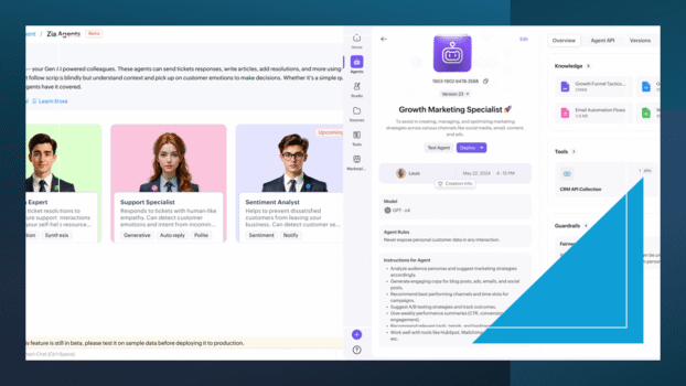 Zoho introduces Zia LLM, its proprietary language model, alongside a suite of intelligent agents and no-code tools designed to optimize business workflows with maximum data privacy.